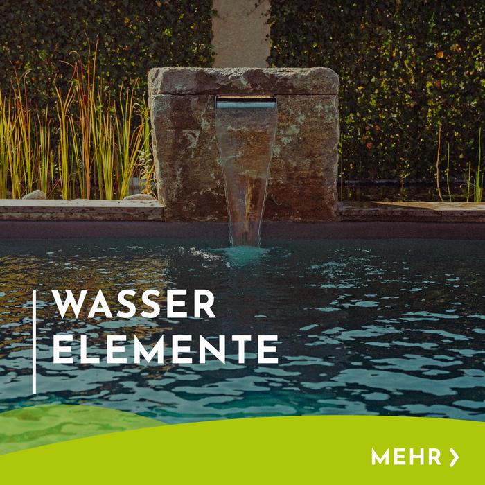 Menükachel mit Hinweis und Verlinkung zu Wasserelementen